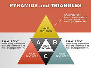 Pyramids and Triangles PowerPoint chart