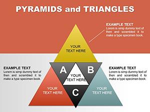 Pyramids and Triangles PowerPoint Charts - Professional Presentation Template