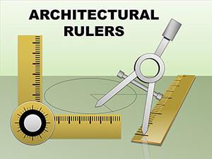 Architectural Rulers Download PowerPoint charts