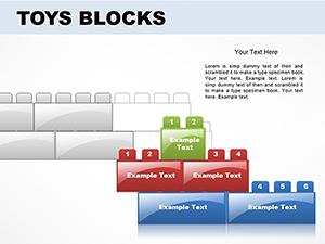 Toys Blocks PowerPoint chart