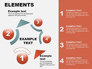Abstract Elements PowerPoint Charts Template for Presentation
