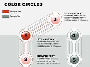 Color Circles PowerPoint charts