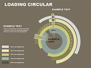 Loading Circular PowerPoint Charts Template Presentation