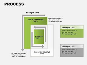 Process Square PowerPoint charts