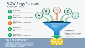 Powerful Flow Rings Purposes PowerPoint Charts | Template Download