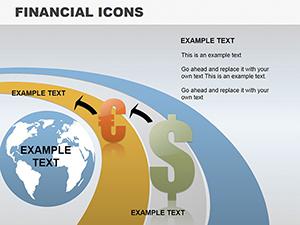 Financial Icons PowerPoint charts