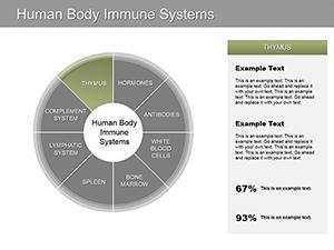 Human Body Immune Systems PowerPoint Chart