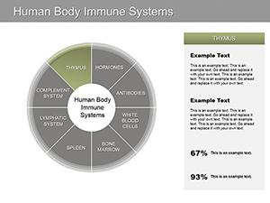 Human Body Immune Systems PowerPoint Charts Template - Download Now