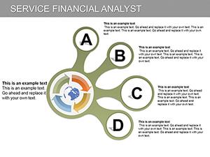 Service Financial Analyst PowerPoint Charts | Presentation Template