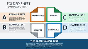 Folded Sheet PowerPoint charts