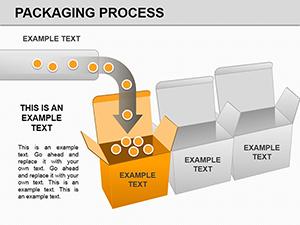 Packaging Process PowerPoint Charts