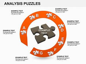 Analysis Puzzles PowerPoint chart template