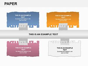 Paper Tables PowerPoint Charts Templates