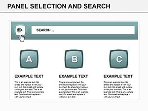 Panel Selection and Search PowerPoint Charts