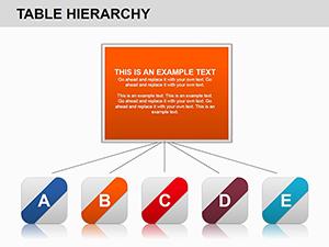 Table Hierarchy PowerPoint Charts Template - Download Presentation