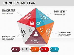 Stunning Conceptual Plan PowerPoint Charts Template - Download Now!