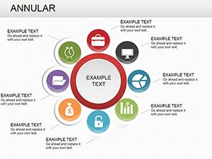 Infographic Annular PowerPoint Charts Template - Download PPTX
