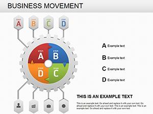 Business Movement PowerPoint charts template