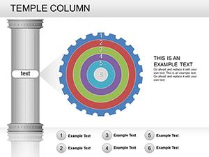 Temple Column PowerPoint Charts Presentation Template