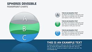 Spheres Divisible PowerPoint Charts Template Presentation