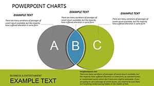 Professional Construction Venn PowerPoint Charts Template