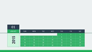 Calendar Professional PowerPoint Charts Template - Download PPTX