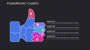 Puzzles Best Choice PowerPoint Charts Template | Presentation
