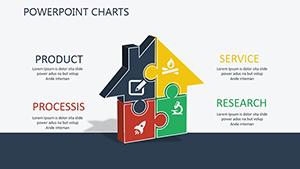 Houses for Rent PowerPoint charts