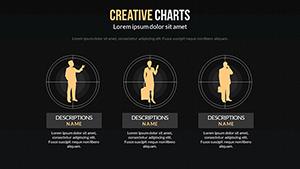 Creative Dark Color PowerPoint charts templates