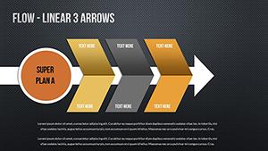 Flow - Venn PowerPoint Charts Template for Presentation