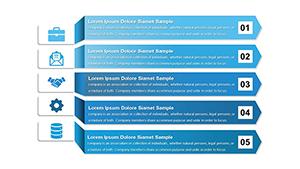 Arrows Badges PowerPoint Charts Template - Download PPTX