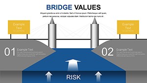 Free Bridge Value PowerPoint Charts Template - Download PPTX