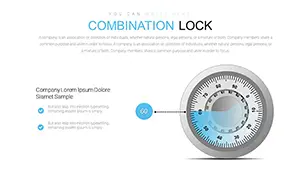 Combination Lock PowerPoint Charts - Download Template