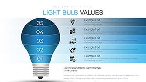Light Bulb PowerPoint Charts Template: Download Presentation