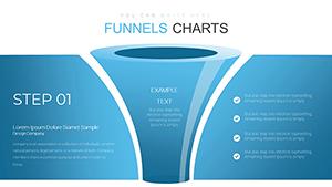 Funnels Creative PowerPoint Charts | Presentation Template
