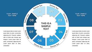 Circle Puzzle PowerPoint Charts - Presentation Templates