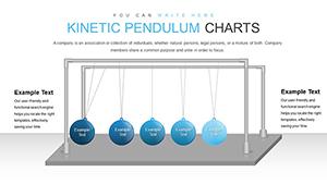 Ball Pendulum PowerPoint charts