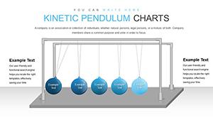 Ball Pendulum PowerPoint Charts Template: Download PPTX