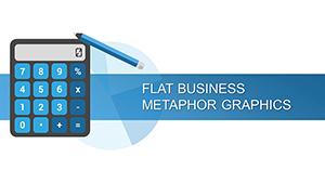 Flat Business Metaphor Graphics PowerPoint charts