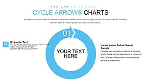 Collection Cycle Arrows PowerPoint Charts Template - Download Now!