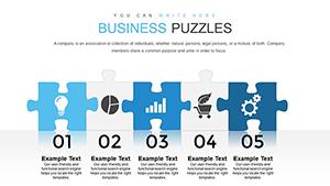 Business Puzzles with Answers PowerPoint chart