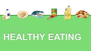 Visualize Healthier Lifestyle Infographic PowerPoint Charts