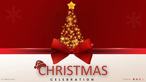 Greeting: Merry Christmas PowerPoint Charts