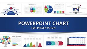 Successful Start in Business PowerPoint charts