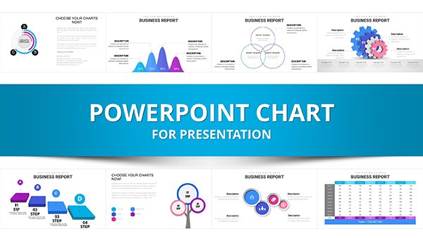 Professional Business Report PowerPoint Charts | Download Now