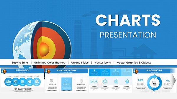 Geothermal Energy PowerPoint Charts - Download Infographics for Powerful Presentations