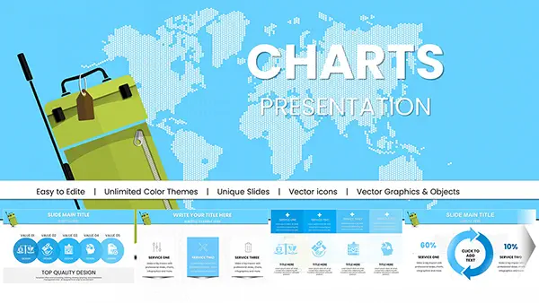 Suitcase for Travel PowerPoint Charts | Download Now