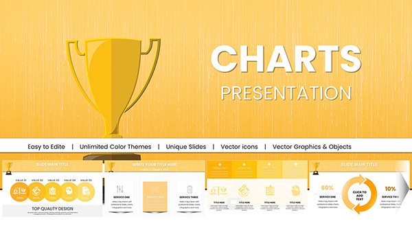Winner Victory Cup PowerPoint Charts Presentation