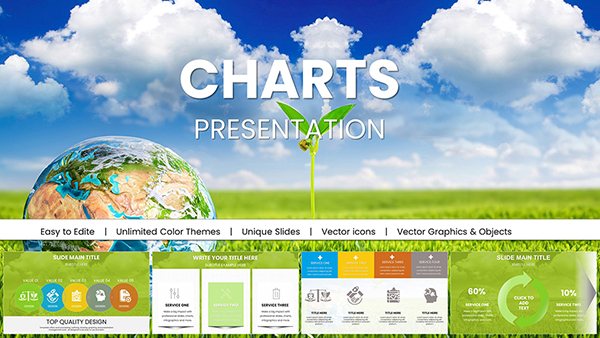 Eco Planet PowerPoint Charts - Download Presentation