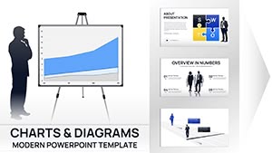 Business Silhouettes PPT Charts Template | Editable Corporate Slides for Presentations